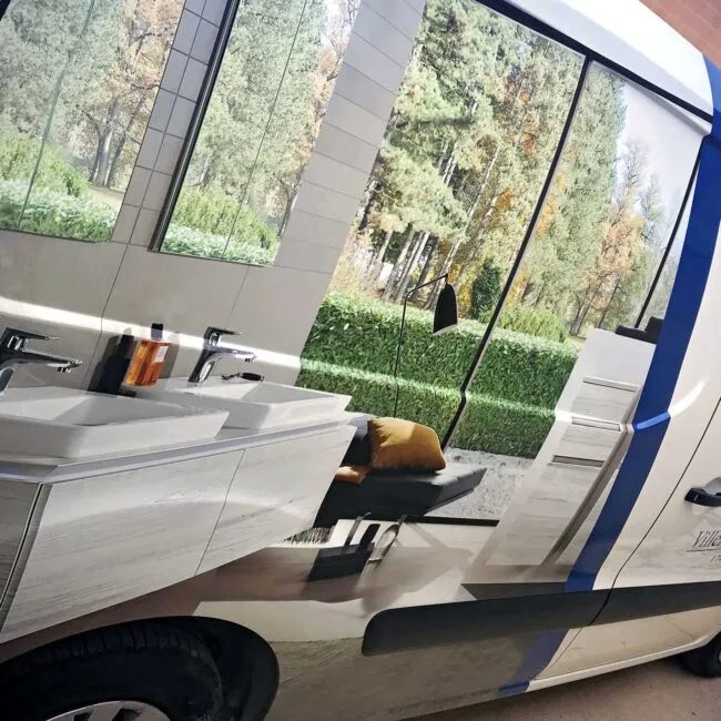 Vehicle Wrapping - Bathroom Design Van