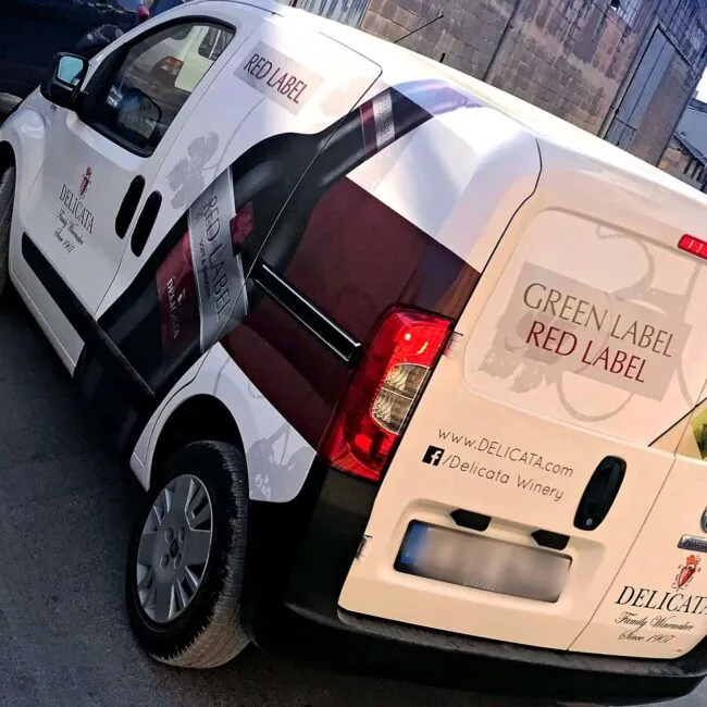 Vehicle Wrapping - Delicata Van