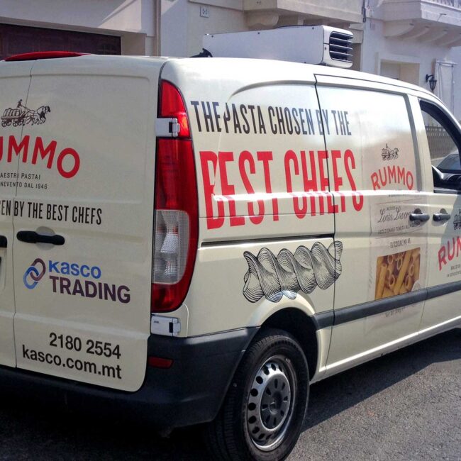 Vehicle Wrapping - Rummo Van