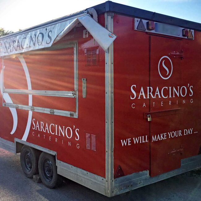Vehicle Wrapping - Saracinos Trailer